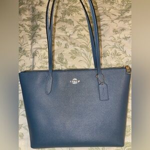 Authentic blue coach purse.